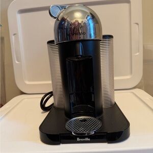 Nespresso Vertuo Coffee and Espresso Maker by Breville, Chrome